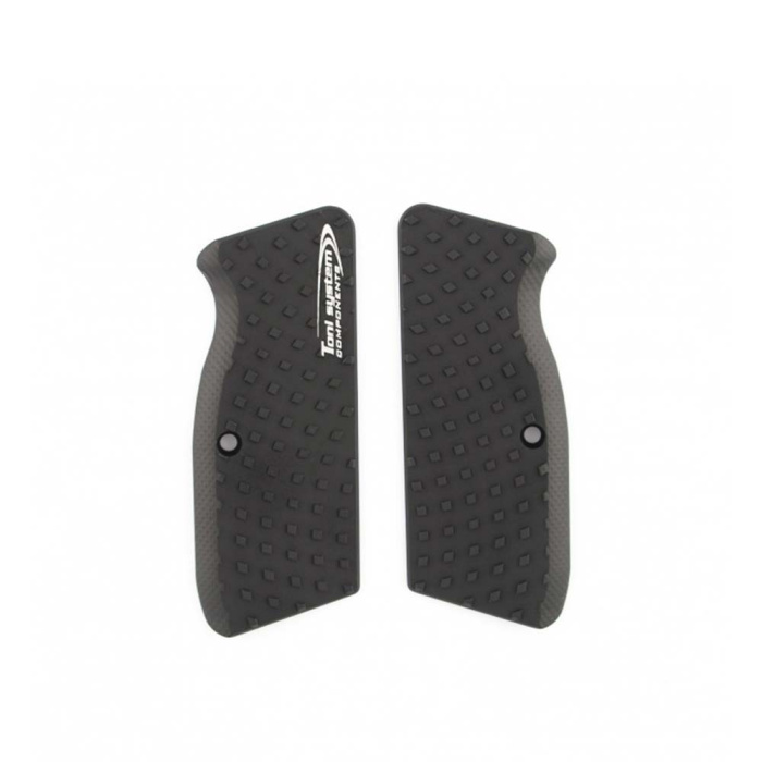 TONI SYSTEM Long cheek rests Vibram for Tanfoglio P19L-P21L-T95F Black
