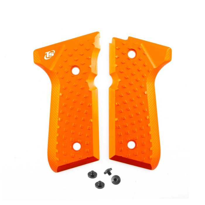 TONI SYSTEM Guancette Vybram per per Beretta 92-96-98 Elite LTT-M9A1 Arancione