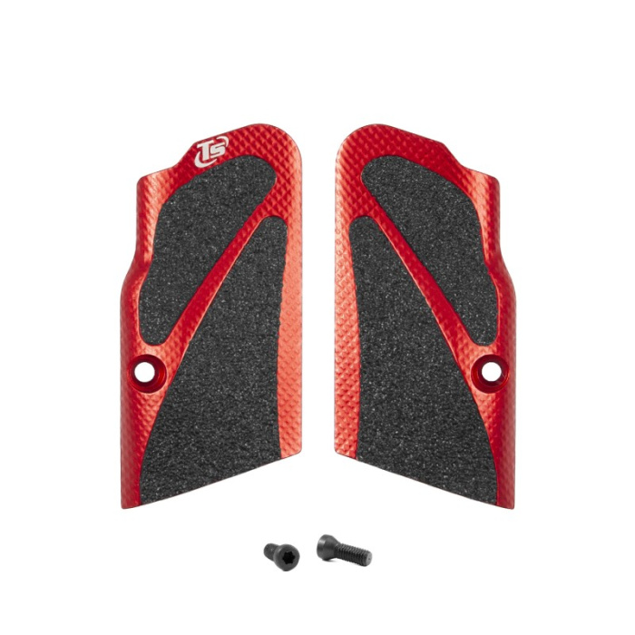 TONI SYSTEM Guancette X3D Corte - Fusto Large per Tanfoglio Rosso