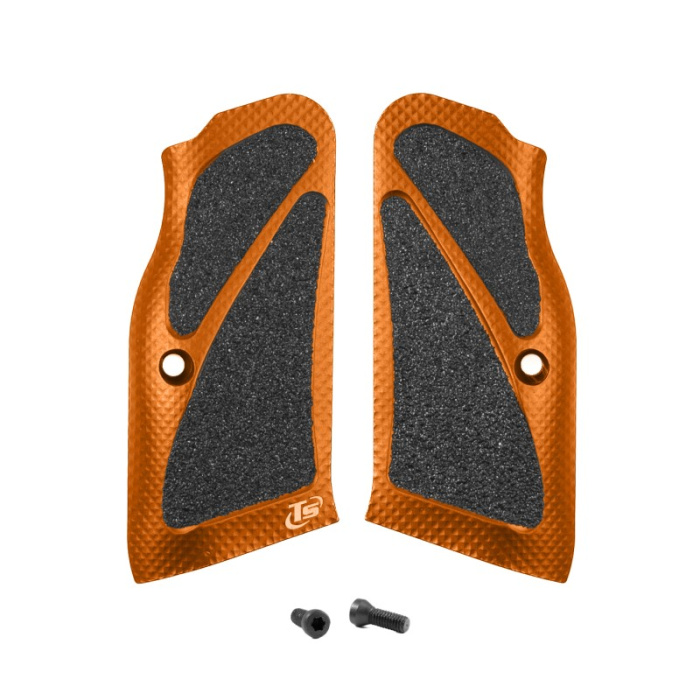 TONI SYSTEM Guancette X3D Lunghe - Fusto Small per Tanfoglio Arancione