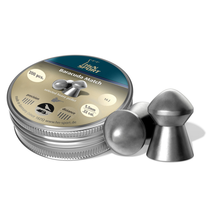 H&N-Sport Baracuda Match 5.52mm 1.37g/21.14gr (200pcs)