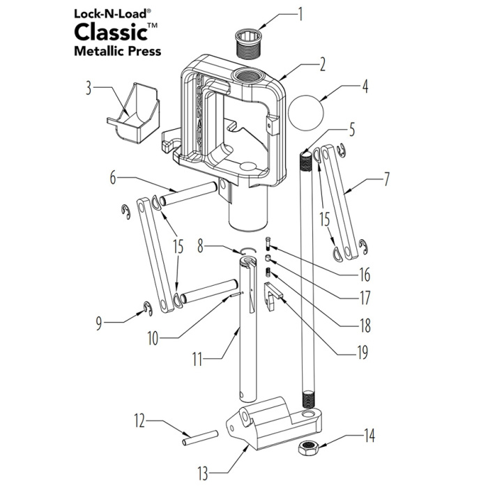 HORNADY Esploso Ricambi Pressa Lock-N-Load Classic #085001