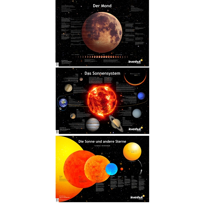 LEVENHUK Set di poster spaziali [DE] #61055