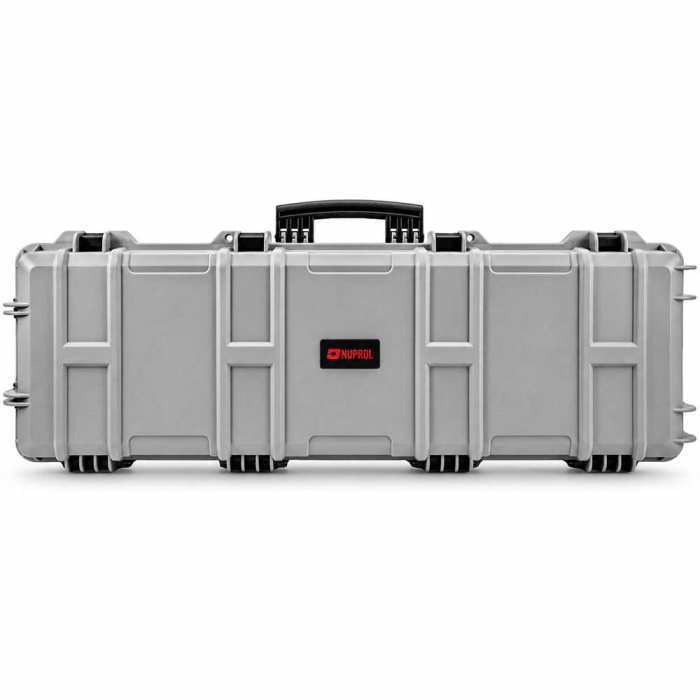 NUPROL Hartschalen-Waffenfutteral Breit Wave 110cm Grau