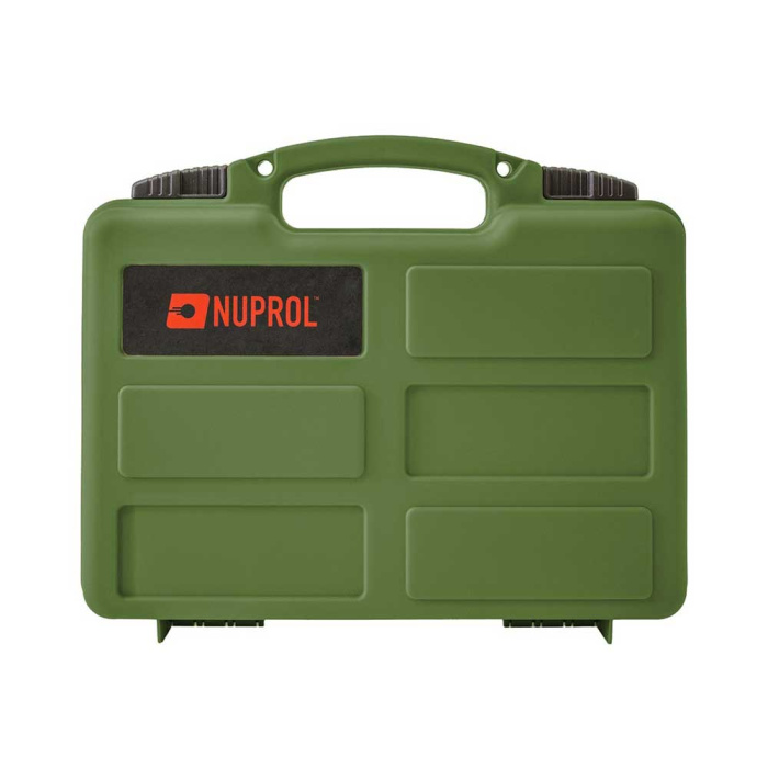 NUPROL Mallette rigide pour pistolet Petite PnP mousse 30cm Vert