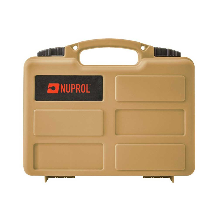 NUPROL Mallette rigide pour pistolet Petit PnP mousse 30cm Tan