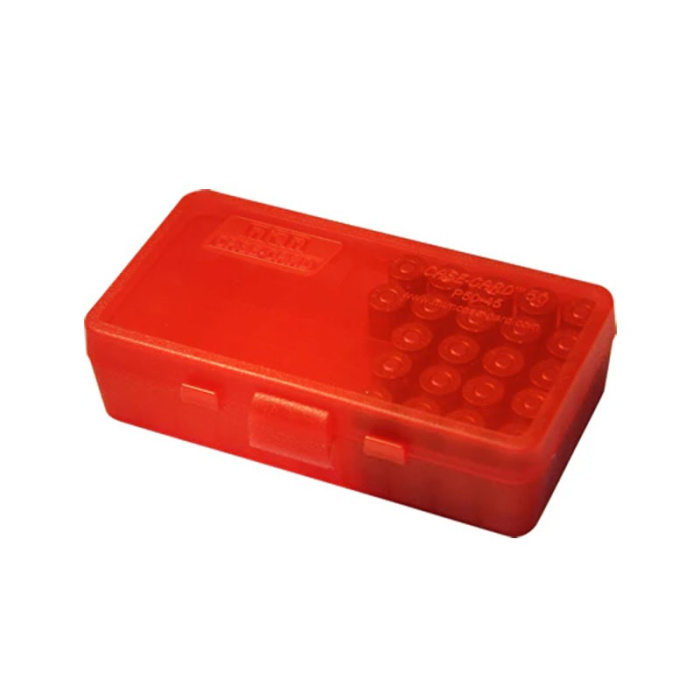 MTM P-50-45-24 .45 ACP - 8mm Nambu Transparent Red