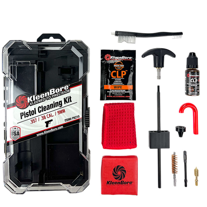 KLEENBORE Kit pulizia pistola/revolver cal .38/.357/9mm #PK-210