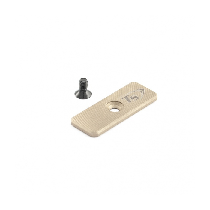TONI SYSTEM Botón de Desbloqueo Agrandado orificio central 42mmx16mm cal. 12/.20 Oro