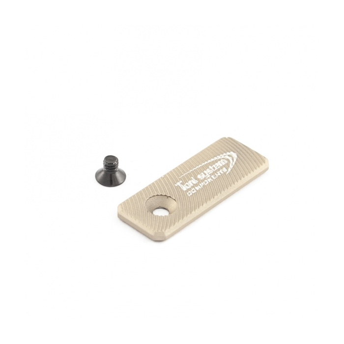 TONI SYSTEM Bouton de Dételage Agrandi trou latéral 42mmx16mm cal. 12/.20 Or
