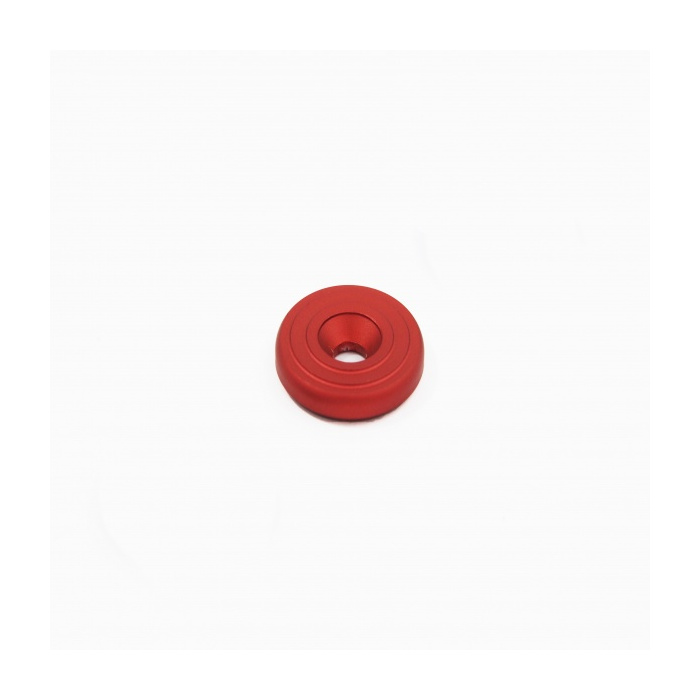 TONI SYSTEM Pulsante sgancio maggiorato rotondo Rosso