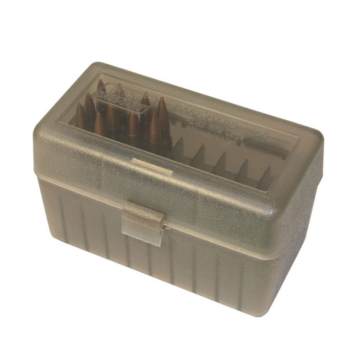 MTM Portacolpi RL-50 Rifle Large Grigio Trasparente