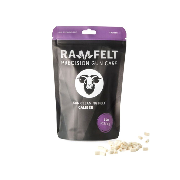 RAMFELT Gefranste Lochfilz Kal. 9mm (100 Stück)