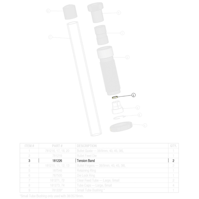 RCBS BULLET Tension Band #181226