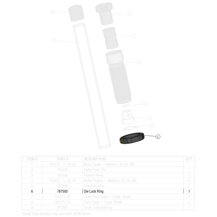 RCBS DIE LOCK Ring #787500