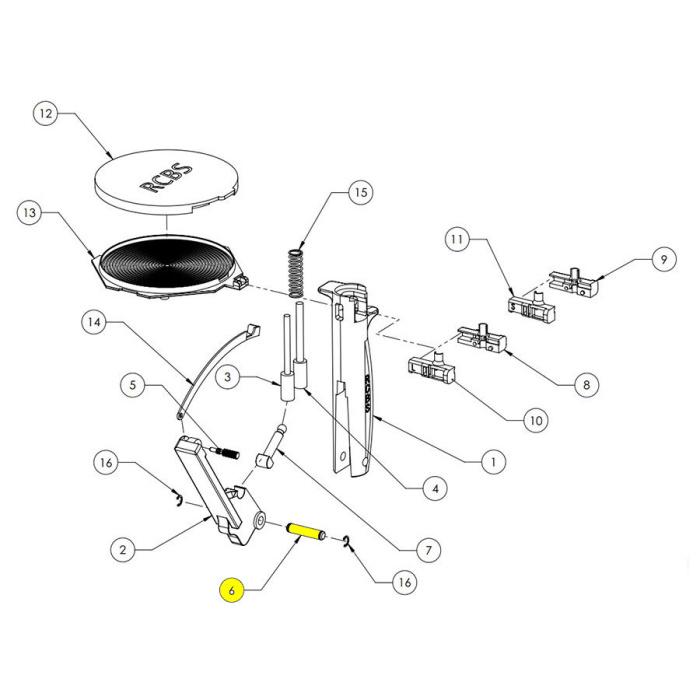 RCBS Hand Priming Tool : Handle Pin #7790212