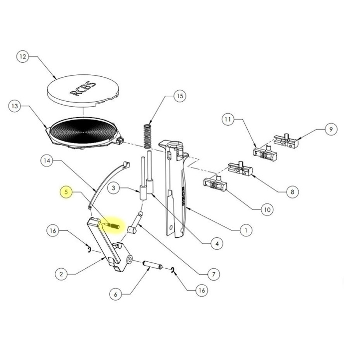RCBS Hand Priming Tool : Safety Gate Screw #7790211