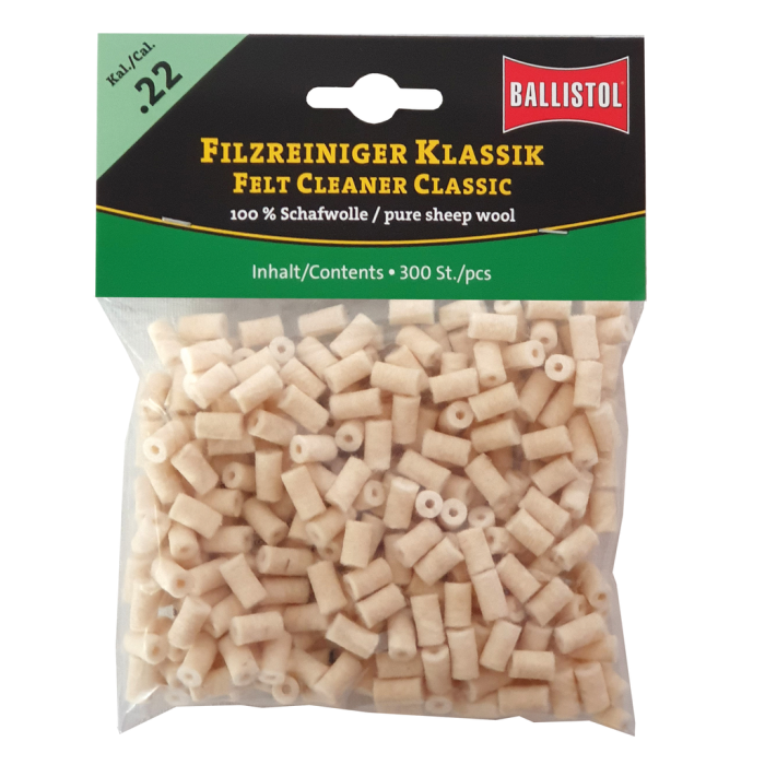 BALLISTOL Klassische Filzstücke Kal.22 (300 Stück)