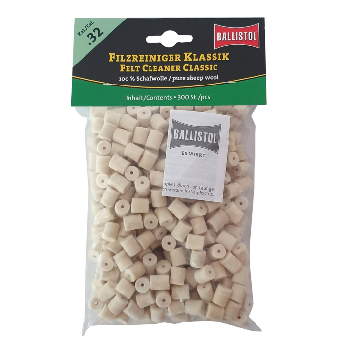 BALLISTOL Filzauflagen Klassisch Cal.32 (300 Stück)
