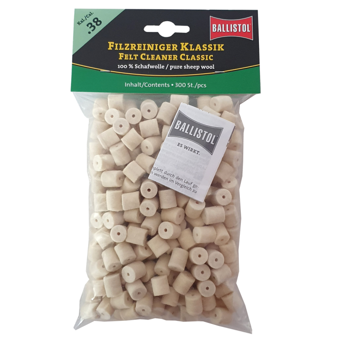 BALLISTOL Feltrini Classici Cal.38 / 9mm (300 pezzi)
