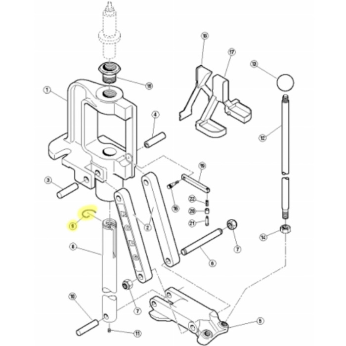 RCBS Muelle para clip de resorte Ram Rock Chucker Supreme #109112