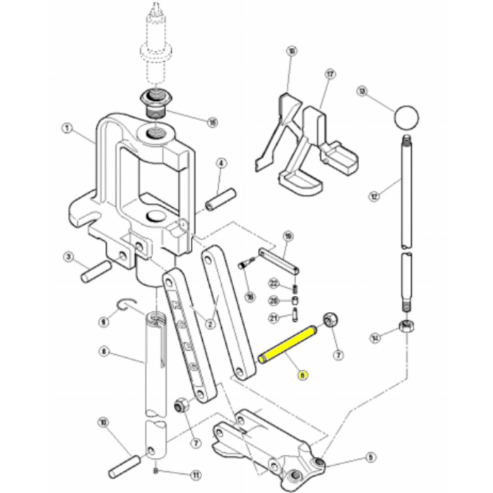 RCBS Toggle Block Pin Rock Chucker Supreme #709197