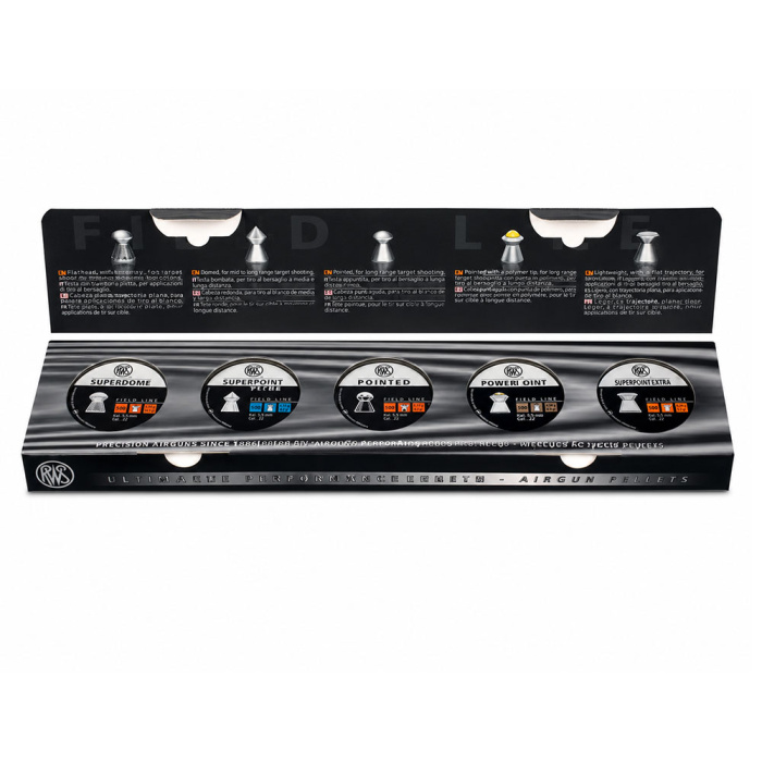 RWS Field Kit 5.5mm / Cal. 22 (5 packages)