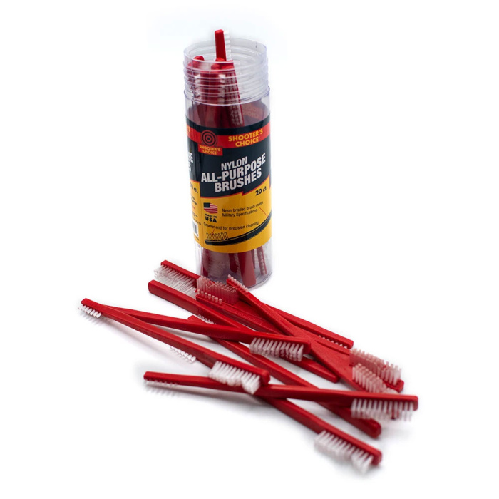 SHOOTER'S CHOICE Spazzolini Multiuso in nylon (20pz) #SHF-316R-20