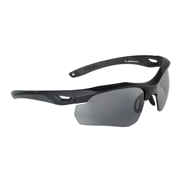 SWISSEYE Skyray Occhiali tattici in gomma Black lenti Smoke/Clear #40311