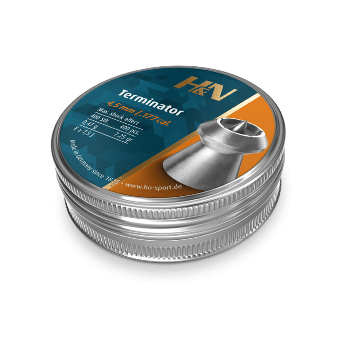 H&N Diabolo Terminator 4.50mm 0.47g/7.25gr (400pcs)