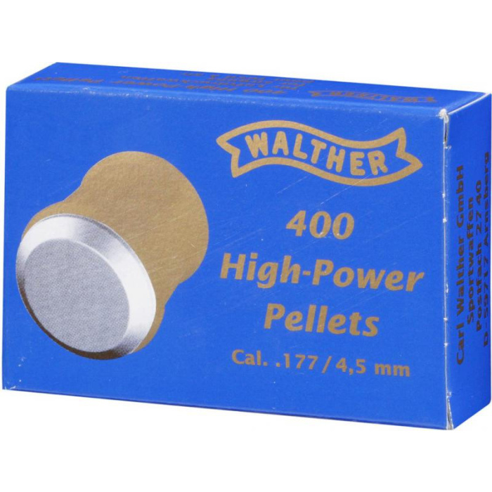 WALTHER Pallino HIGH POWER 4.50mm 0,32g/4.94gr (400pz)