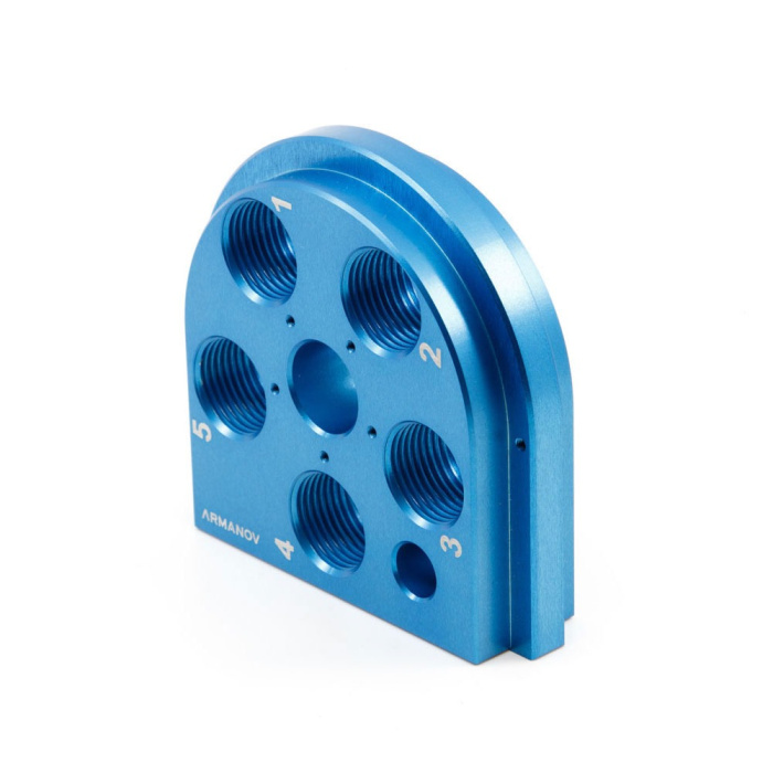 ARMANOV Toolhead Free-Float Zero-Play for Dillon XL650 / XL750 Blue