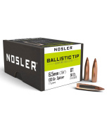 NOSLER Palle Ballistic Tip 264" 120gr SP Brown Tip #26120 (50pz)