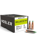 NOSLER Palle Ballistic Tip 308" 165gr SP Green Tip #30165 (50pz)