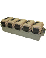 MTM AC5C Cassetta con 5-Can Ammo Crate Mini Dark Earth