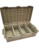 MTM Cassa ACDC50 Ammo Crate Divided Utility Box Dark Earth