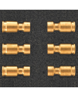 Aravon's Kit 6 bossoli 9x19 Luger Parabellum tiro indoor