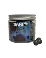 DIABLO BLACK Pallini Biglie Fionda Pistola Airgun Marcatore PB Alfa Gomma Dura (110 pz)