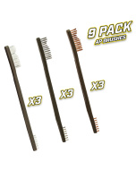 OTIS AP Set 9 Bürsten Bronze + Nylon + Stahl