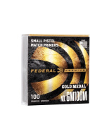 Inneschi FEDERAL Gold Medal Match Primers GM100M Small Pistol (100pz)