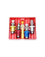 LEE Juego de 4 dados de carburo con cierre Breech Lock 9mm Luger #91934