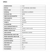 CRIMSON TRACE Cannocchiale 30mm Hardline 4-16x42 Reticolo BDC Long Range