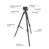 BOG DeathGrip Aluminum Tripod Treppiede da Tiro #1099442