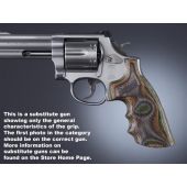 HOGUE Guance in Legno S&amp;W K/L Square Zigrinato Lamo Camo #10401