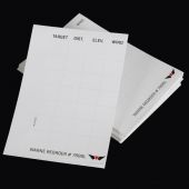 WARNE Skyline Data Card Label Refills 50pz #7899L