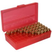 MTM Portacolpi P-50 Flip Top Ammo Box Pistola 50 posti