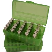 MTM Portacolpi P-50 Flip Top Ammo Box Pistola 50 posti