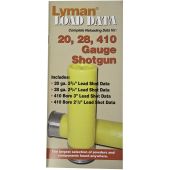 LYMAN Load Data for .20, .28, .410 Gauge Shotgun #9780002