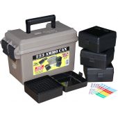 MTM ACC-223 Cassetta Ammo Can Combo con Maniglia + 4 Scatole RS-100 (400colpi)