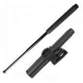 ESP Manganello Bastone Telescopico Nero Temprato 65cm + Fondina #ExB-26H Police Pro